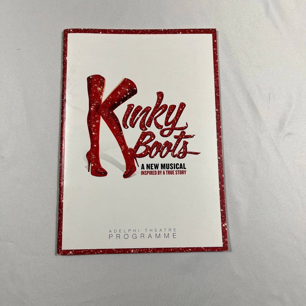 Adelphi Theatre Kinky Boots Musical Programme London Matt Henry Cyndi Lauper